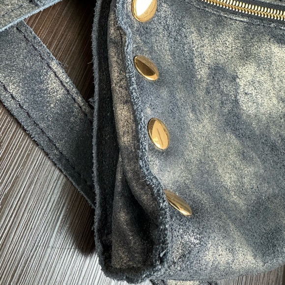 Hammitt Small Tony Blue and Gold Crossbody Bag - Picture 3 of 5